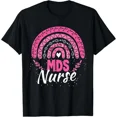 thumbnail image 1 of ALVORD Rainbow Leo.Pard Mds Nurse Rn Medical Nursing T-Shirt Unisex S-5XL, 1 of 4