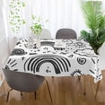 thumbnail image 5 of Yayeee Tablecloths for Rectangular Tables 54 x 54 inch Party Table Cover, Clouds and Suns, 5 of 6