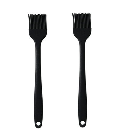 

2pcs Silicon Basting Brushes Heat Resistant Pastry Brushes Spread Oil Butter Sauce Marinades for BBQ Grill Barbeque & Kitchen Baking