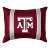 2pc NCAA Texas A-M Aggies Pillowcase and Pillow Sham Set College Team Logo Bedding Accessories