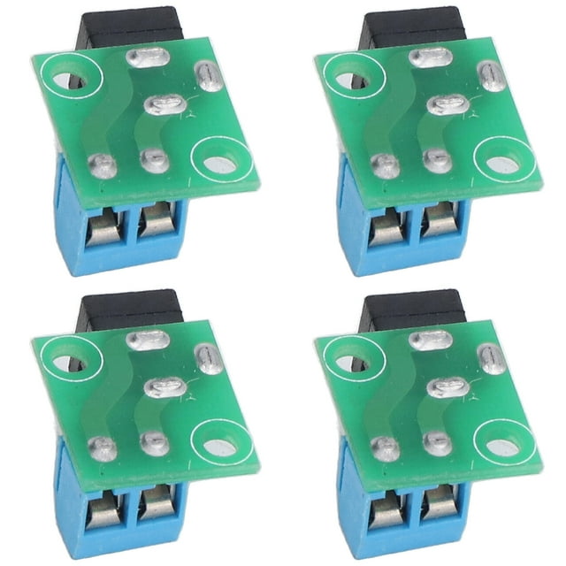 LiebeWH 4 Uds Conector DC 55x21mm a 2P 508mm Módulo Adaptador de Corriente Compatible con Puerto de 55x25mm para Enrutadores de Cámaras ANGGREK Otros