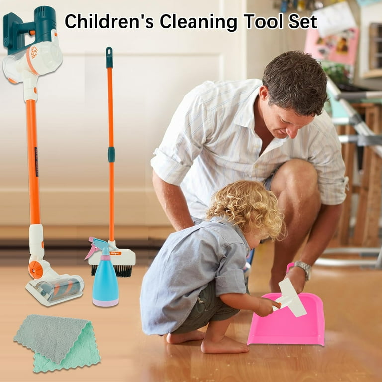 Adifare Kids Cleaning Set Realistic Toddler Broom Set with Broom