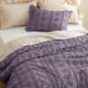 thumbnail image 3 of Juego de edredón Bedsure, estilo bohemio, tamaño queen, color morado grisáceo, 3 of 9