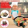 Gyouwnll Toddler Toys Pretend Play Kitchen Set Toys Bbq Grill For Kid Toddler Children Food Cooking Little Tikes