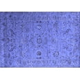 thumbnail image 1 of Ahgly Company Indoor Rectangle Oriental Blue Industrial Area Rugs, 7' x 10', 1 of 4
