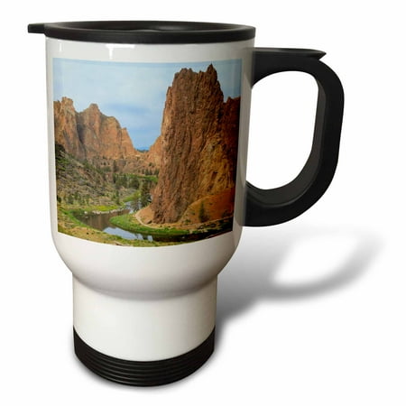 3drose, Central Or, Redmond, Terrebonne. Smith Rock Sp. Crooked River., 14oz Stainless Steel Travel Mug
