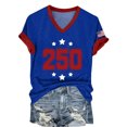 thumbnail image 6 of MAIHAN 250 Anniversary Usa Shirt Patriotic Shirt 4th Of July Tee Tops 250 Years Independence Tee Womens Summer Tops Patriotic Freedom Semiquincentennial Shirt for 250th Year, 6 of 6