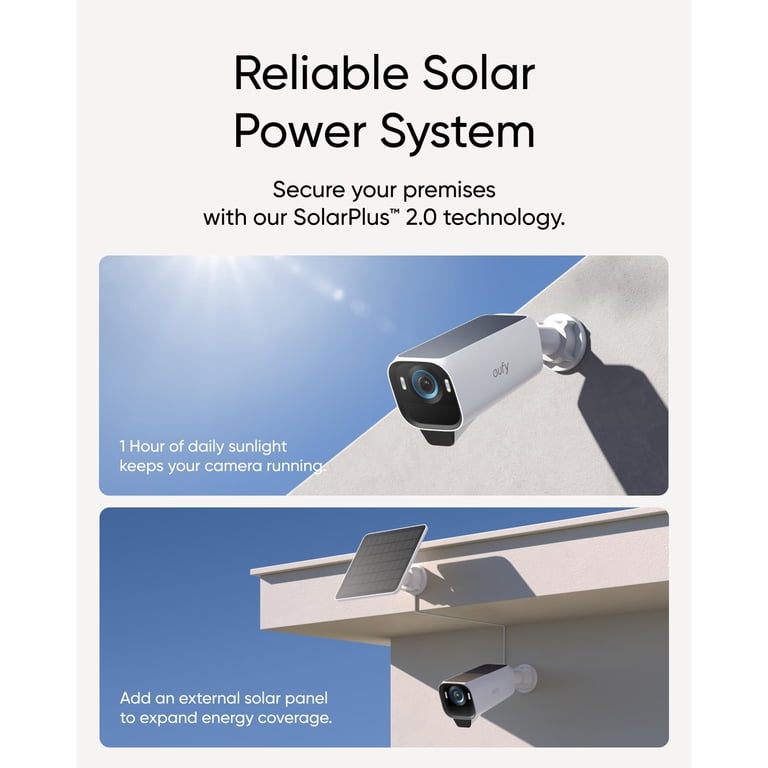 eufy Security eufyCam S3 Pro 2-Cam Kit, Solar Camera Outdoor