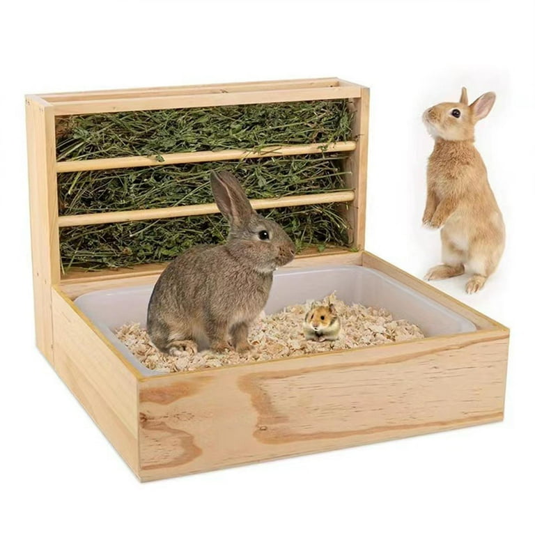 Wooden guinea pig hay hot sale rack