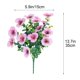 thumbnail image 3 of Flores de Pensamiento Artificiales con Tallos Realistas para Decoración del Hogar, Oficina, Bodas, 35x15 cm, Reutilizables, de Bajo Mantenimiento, 3 of 6