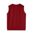 thumbnail image 6 of Men's Knitted Sweater Vest Sleeveless V Neck Lightweight Breathable Comfortable Casual Spring Summer Fashion Top Mens T-Shirts Summer Lightweight Tee Tops, 6 of 6