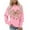 #253-Pink, variant on Ounisa Long Sleeve Shirts for Women Crewneck Valentine's Day T Shirts Love Bow Printed Tee Tops Fashionable Pullover Clothes