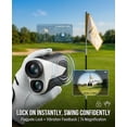 thumbnail image 3 of Rechargeable Golf Rangefinder with Slope 1000 Yards Range Finder Golf with Flag Pole Lock Vibration 7X Magnification for Golf & Hunting, 3 of 6