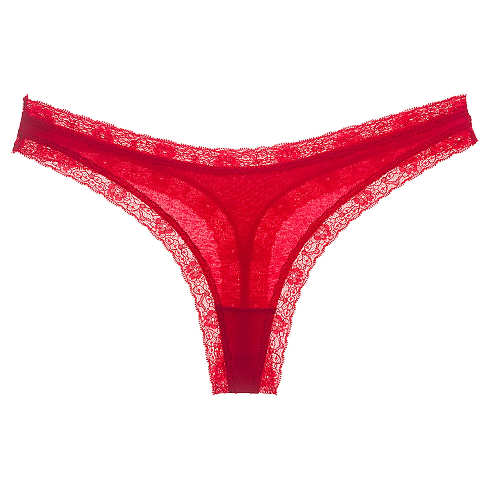 eczipvz Lingerie for Women Naughty Womens Velvet Vixen High-Leg Thong  Panty,Red