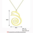 thumbnail image 4 of Dai Ko Myo Spiral Pendant Stainless Steel Necklace Charm Jewelry for Men Women, 4 of 4