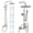 Brushed Nickel-Single Handle, variant on Outdoor Shower Fixtures Sus304 Stainless Steel Rain Kit Faucet High Wall Mount 2 Dual Function 8 Inch Showerhead And Handheld Spraybo Single Handle Matte Black