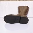 thumbnail image 5 of hzomhy Womens Knee High Boots Round Toe Rear Zipper Low Heel for Casual Daily and Fall Winter Wear, 5 of 9