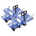 thumbnail image 3 of KAKOWELY Miniature Forklift 2 Sets Miniature Forklift Platform Cart Hand Pulley Toy Mini Construction Tool Model Toys Mini Platform Cart Forklift Hand Pulley Model, 3 of 5