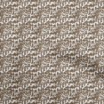 thumbnail image 1 of oneOone Cotton Flex Brown Fabric Abstracts Craft Projects Decor Fabric Printed By The Yard 40 Inch Wide, 1 of 5