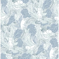 NW35602 NextWall Watercolor Sunflower Peel & Stick Wallpaper - Blue – US Wall Decor