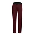 thumbnail image 3 of Burgundy Wine Man Color Block Loose Fit Pants for Man Track Athletic Casual Jogger Paperbag Straight Leg Elastic Waist Basic Long Leg Summer Fall 2025 Clothing Trendy S, 3 of 6