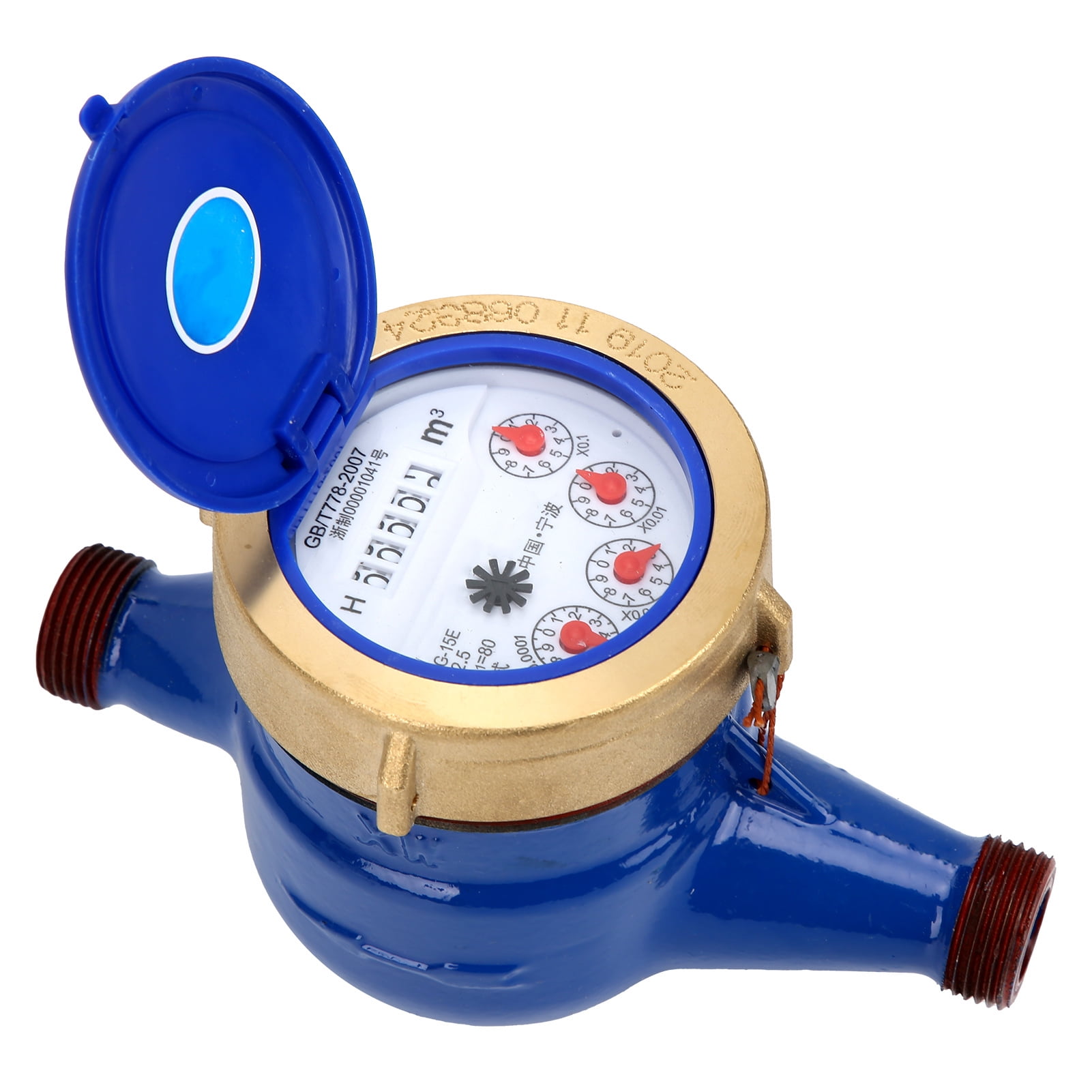 Hose Water Meter, Water Hose Meter LXSG15E 1/2 Safe To Use For Home