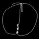 thumbnail image 5 of Boda De Las Mujeres Frente Rhinestone Nupcial Pedazo Principal Banda De La Cadena De Cabello Plateado Sunnimix Cadena de diamantes de imitación, 5 of 8