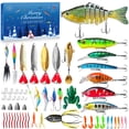 thumbnail image 1 of Calendario de adviento de pesca WYZOID 2024 con kit de pesca de 68 piezas, 1 of 6