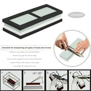 boybanban Kitchen Whetstone Knife Grit 1000#4000 Sharpener Double Side Sharpening Stone Stand Knife Grit Sharpener Stone
