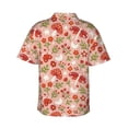 thumbnail image 3 of Haiem Dragonfly Mushroom Printed Hawaiian Shirt for Men - Men’s Casual Beach Summer Shirts - Stretch Fabric with Modern Fit-X-Large, 3 of 9