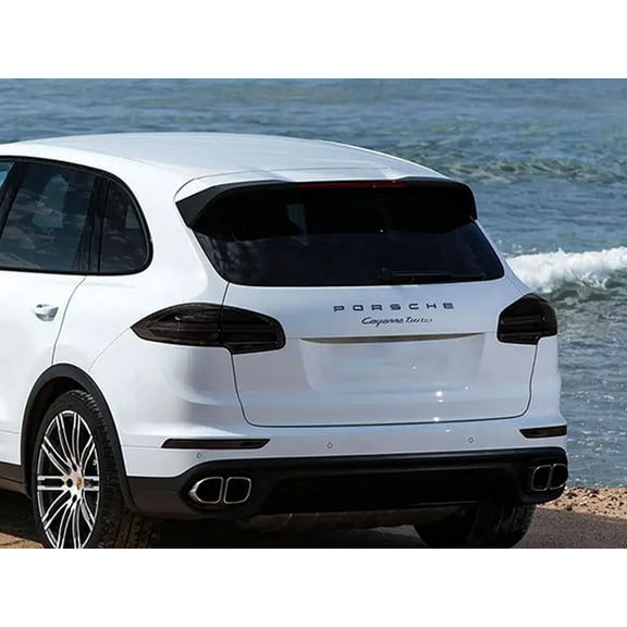 Rvinyl Tail Light Tint Covers Compatible with Porsche Cayenne 2011-2014 - Blackout Smoke