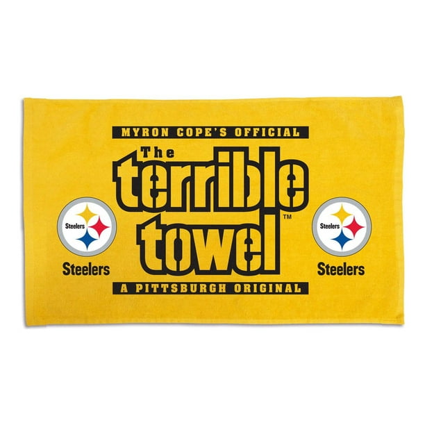 Toalla Terrible Coleccionable The Terrible Towel Steelers Modelo Dual Logo