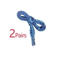 thumbnail image 3 of INSPIRE CHIC 2 Pairs Leopard Patterned Fashion Shoelaces s for Flat Shoes Athletic Shoes Boots Blue 100cm/39.37", 3 of 6