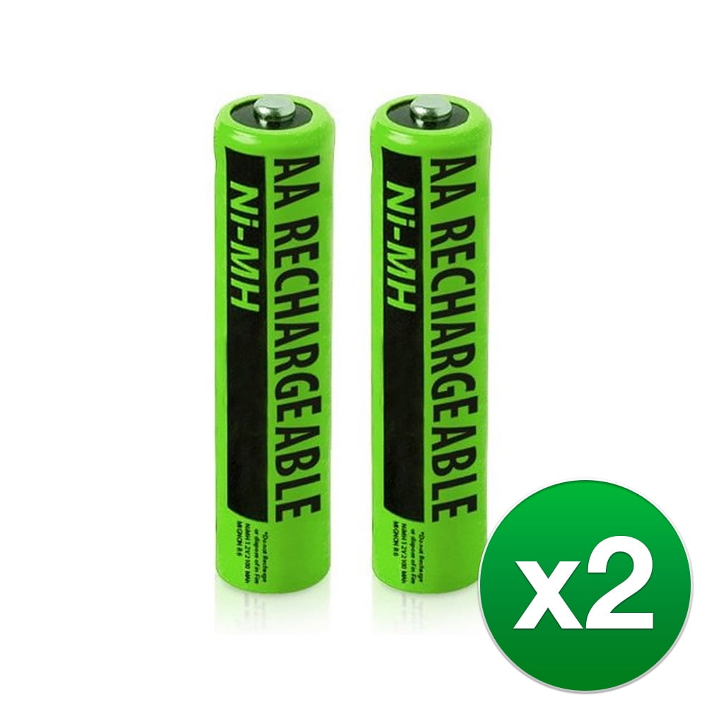 Replacement Panasonic KX-TGA402 NiMH Cordless Phone Battery - 630mAh / 1.2v (2 Pack) - Walmart.com