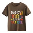 thumbnail image 7 of shqvo Little Girl Shirts 5t 100th Day Of School Graphic Short Sleeve School Spirits Trendy Back To School Shirt T Shirt for Boys and Girls, 7 of 7