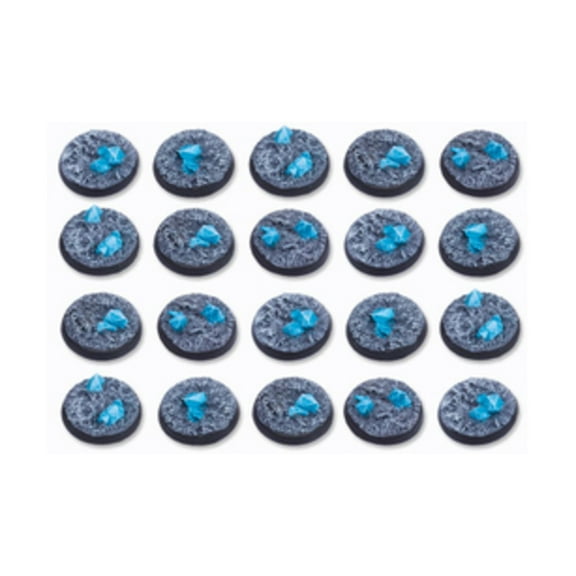 Tabletop Art 25mm Round Base - Crystal Field New