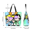 thumbnail image 6 of The Powerpuff Girls Reusable Grocery Bags Shoulder Bag Large Capacity Shopping Bag Cute Tote Bags, 6 of 9