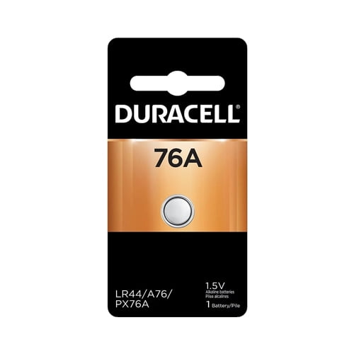 Duracell 76A Alkaline Button Battery (LR44, A76)