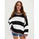 thumbnail image 5 of Suéteres Vintage para Mujer, Cuello Redondo, Larga, Estilo Preppy, de Punto, de Gran Tamaño S, 5 of 6