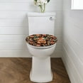 thumbnail image 2 of ZUXONGSY Highland Cow Flower Toilet Lid Covers Soft Thicker Flannel Bathroom Toilet Seat Cover with Stretch Edges Machine Washable Seat Covers Easy to Install Home Indoor Decor, 2 of 6