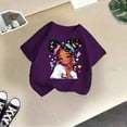 thumbnail image 5 of T Shirts for Girls Short Sleeve Kids Cartoon Graphics Cotton Tee Round Neck Summer Tops ,9-10 Years, 5 of 5