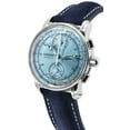 thumbnail image 3 of Zeppelin Chronograph Leather Strap Men's Wristwatch, Blue, (86704), 3 of 3