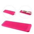 thumbnail image 2 of Heat Resistant Silicone Mat for Flat Iron Curling Iron Solid Color Rest for Dressing Tables Hairdressing Accessories Rose Red, 2 of 8
