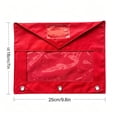 thumbnail image 4 of Under $1 Pencil Case, Three-Hole Transparent PVC Document Storage Bag, Detachable Binder Pen Pouch, Large Capacity for College Office by PALIFEUR, 4 of 7