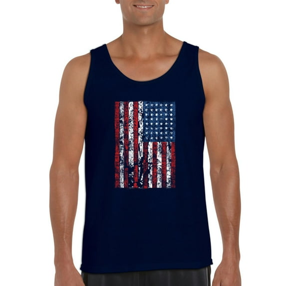 Normal is Boring - Men's Tank Top for Men, up to Men Size 3XL - American Flag 4th of July