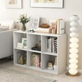 thumbnail image 4 of Costway 6-Cube Open Bookshelf with Anti-tip Kits Home Modern Style Storage Shelf for Study, 4 of 10