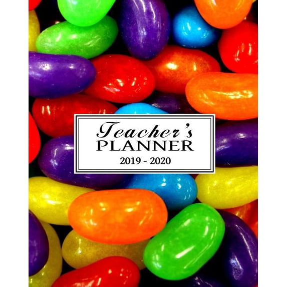 Teacher's Planner 2019 - 2020: Track All Class Details with This Practical Record Book for 2019-2020 Includes 2-Page Per Week Scheduler - Giant Jelly Paperback