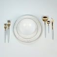 thumbnail image 3 of Ozarke Miguel Marble Design Plates Set, Fine Bone China (Set of 12), 3 of 6