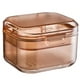 thumbnail image 1 of Estuche para dentaduras postizas, caja de baño para dentaduras postizas, vaso para dentaduras postizas con colador, caja de cepillos de dientes portátil de tamaño de viaje, 1 of 5