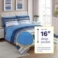 thumbnail image 2 of Set de edredón Sweet Home Collection Mediterranean Twin, 2 of 6